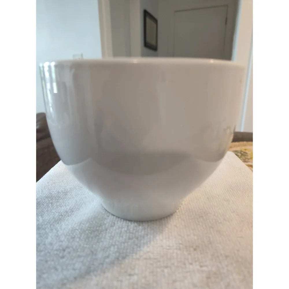 Pottery Barn Great White Coffee Mug Porcelain Large White Latte Cup 18oz